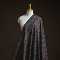 Natural dyed cotton kutch hand block ajrakh print fabric 01