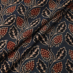 Natural dyed cotton kutch hand block ajrakh print fabric 01