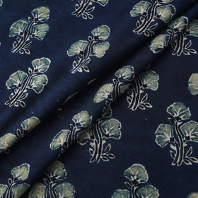 Natural dyed cotton kutch hand block ajrakh print fabric 19