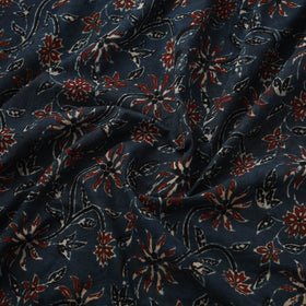 Natural dyed cotton kutch hand block ajrakh print fabric 42