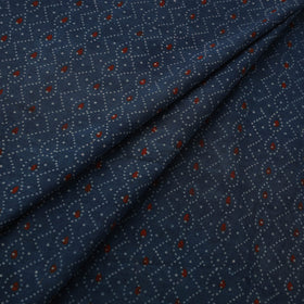 Natural dyed cotton kutch hand block ajrakh print fabric 45