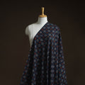 Natural dyed cotton kutch hand block ajrakh print fabric 53