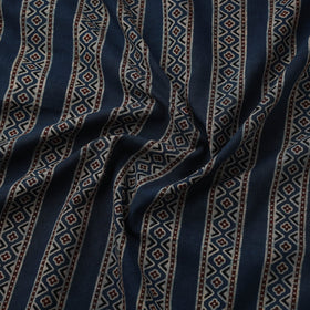 Natural dyed cotton kutch hand block ajrakh print fabric 65