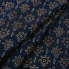 Natural dyed cotton kutch hand block ajrakh print fabric 66