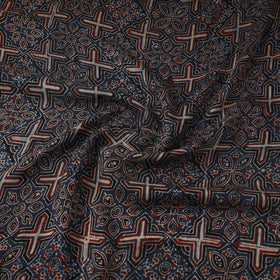 Natural dyed dola silk hand fabric 37 - handcrafted