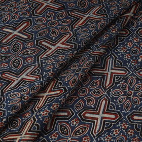 Natural dyed dola silk hand fabric 41 - handcrafted