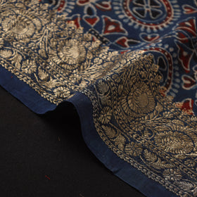 Natural dyed dola silk hand fabric 42 - handcrafted