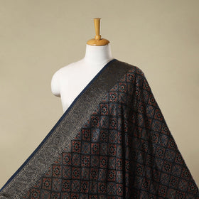 Natural dyed dola silk hand fabric 08 - handcrafted