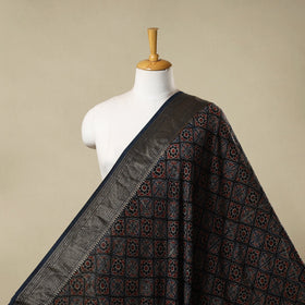 Natural dyed dola silk hand fabric 23 - handcrafted