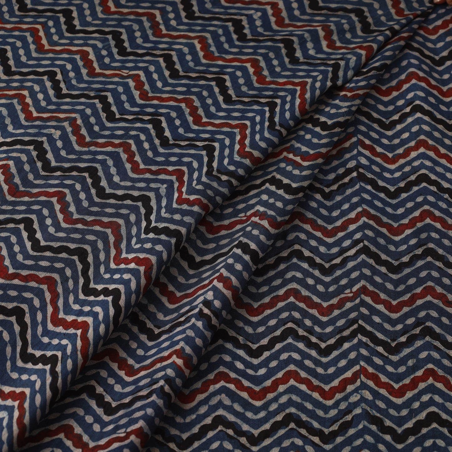 Natural dyed dola silk hand fabric 24 - handcrafted