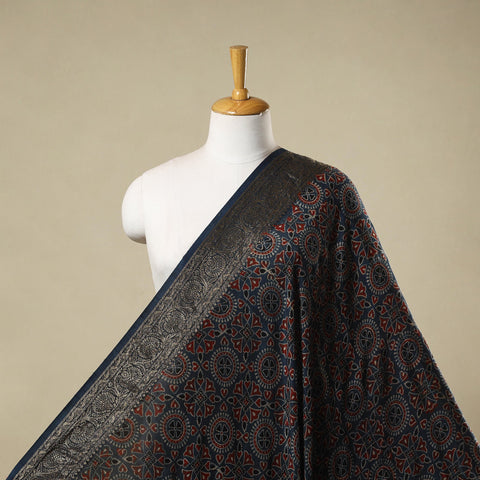 Natural dyed dola silk hand fabric 27 - handcrafted