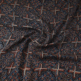 Natural dyed dola silk hand fabric 37 - handcrafted