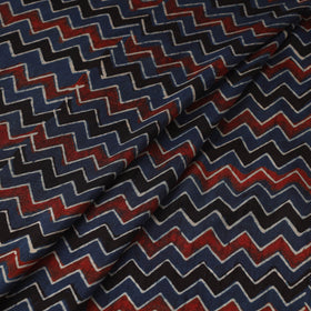 Natural dyed dola silk hand fabric 38 - handcrafted