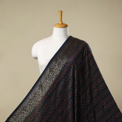 Natural dyed dola silk hand fabric 38 - handcrafted