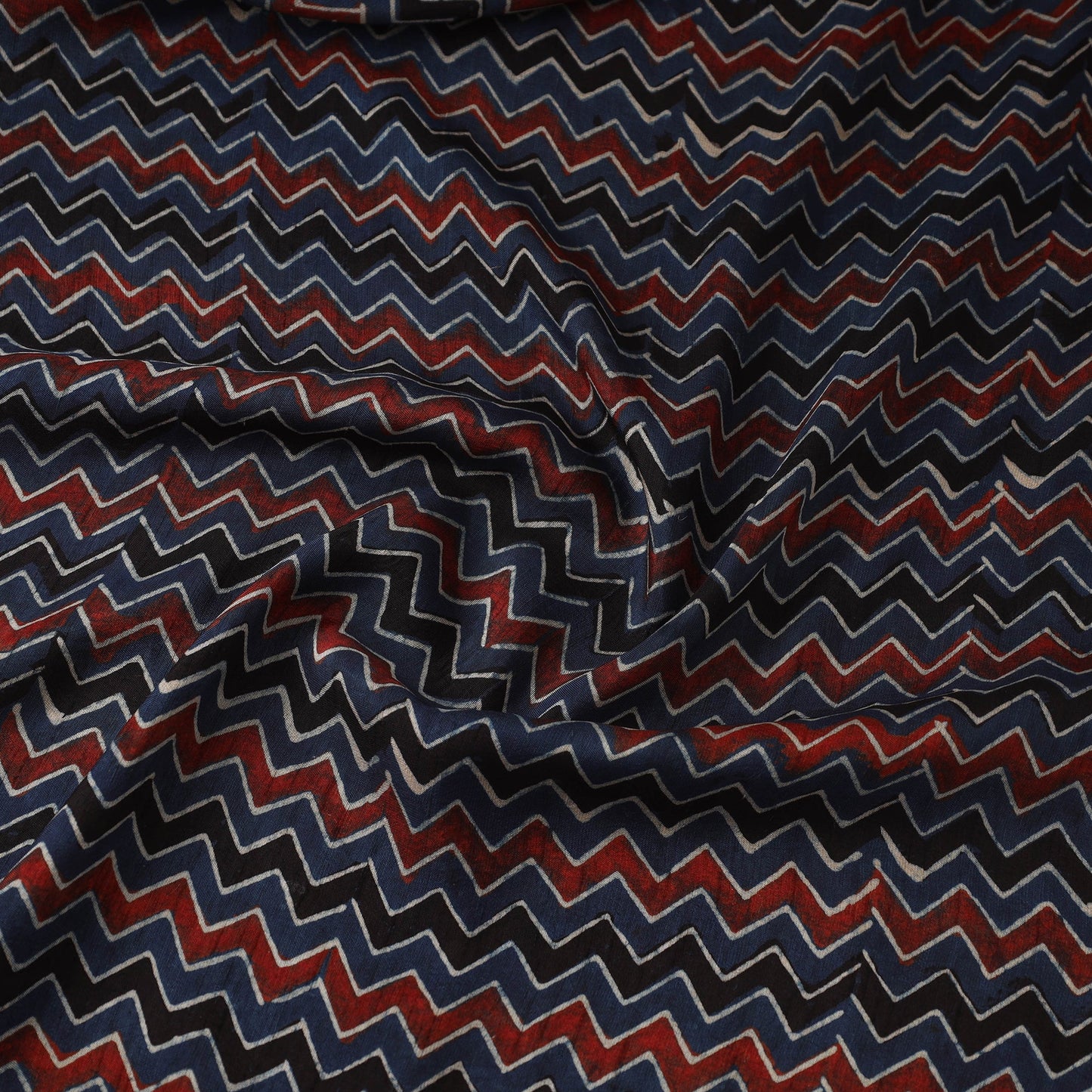 Natural dyed dola silk hand fabric 38 - handcrafted