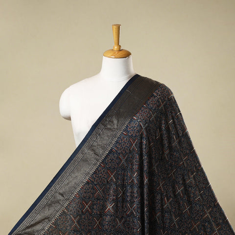 Natural dyed dola silk hand fabric 41 - handcrafted