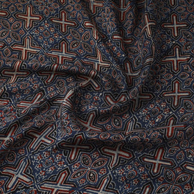 Natural dyed dola silk hand fabric 41 - handcrafted