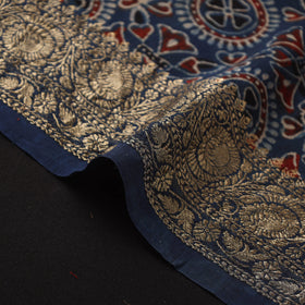 Natural dyed dola silk hand fabric 42 - handcrafted