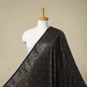 Natural dyed dola silk hand fabric 46 - handcrafted