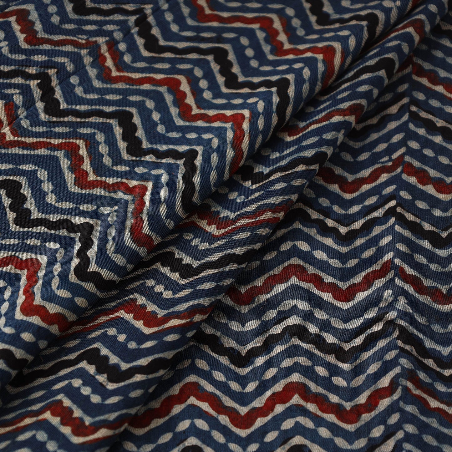 Natural dyed dola silk hand fabric 68 - handcrafted