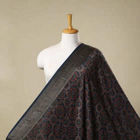 Natural dyed dola silk hand fabric 69 - handcrafted