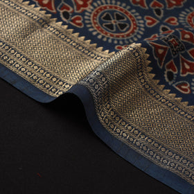 Natural dyed dola silk hand fabric 69 - handcrafted