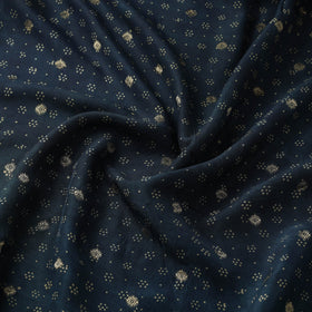 Natural dyed dola silk jacquard buti fabric 03 - handcrafted