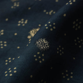 Natural dyed dola silk jacquard buti fabric 03 - handcrafted