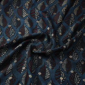 Natural dyed dola silk jacquard buti fabric 13 - handcrafted