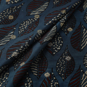 Natural dyed dola silk jacquard buti fabric 13 - handcrafted