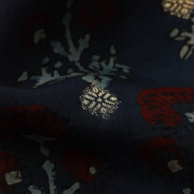 Natural dyed dola silk jacquard buti fabric 16 - handcrafted