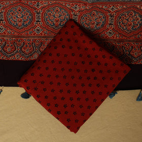 Blue - natural dyed hand 3pc unstitched dress material 07