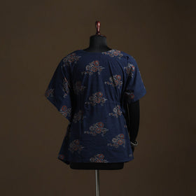 Natural dyed hand block ajrakh print patchwork cotton