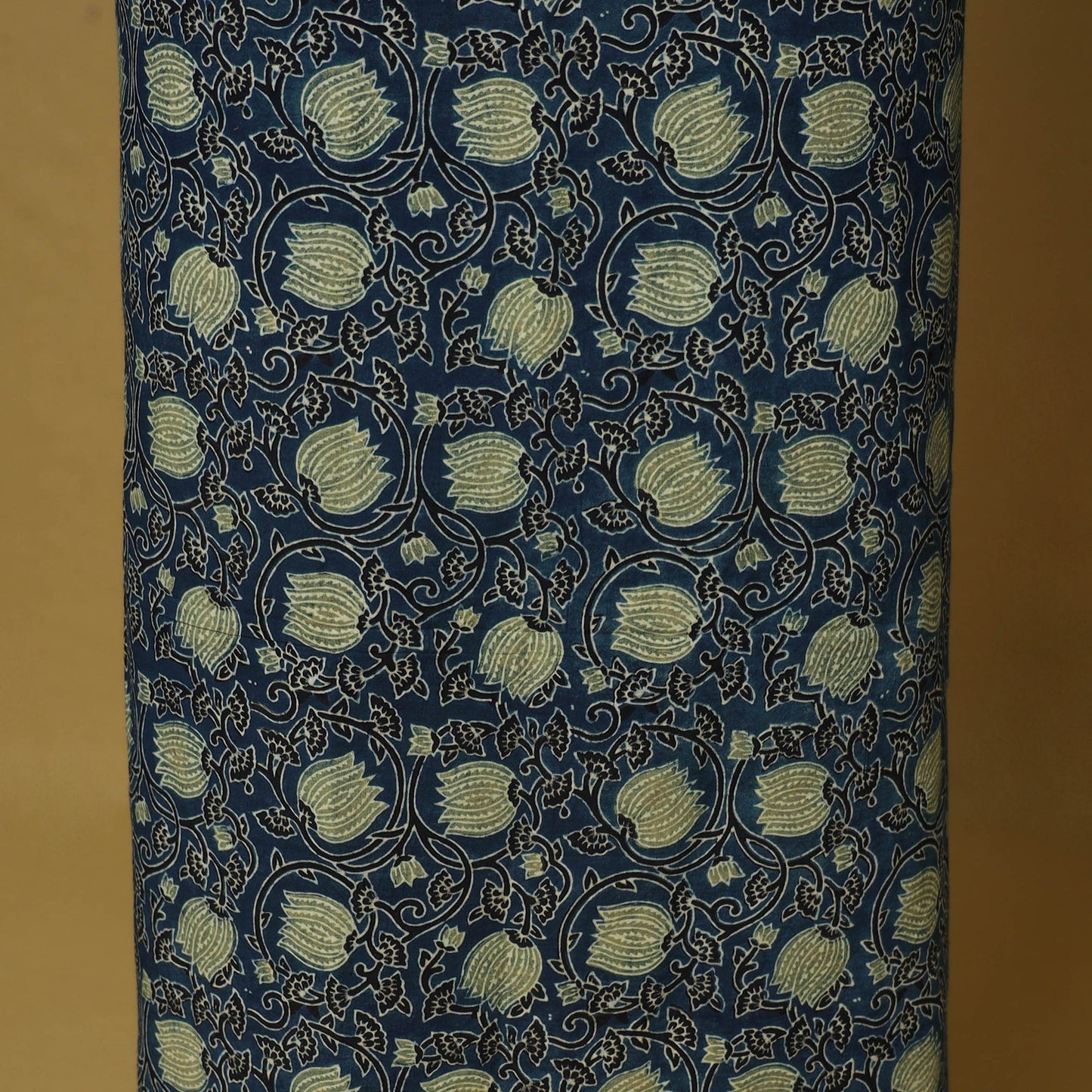 Blue - natural dyed hand 3pc unstitched dress material 16