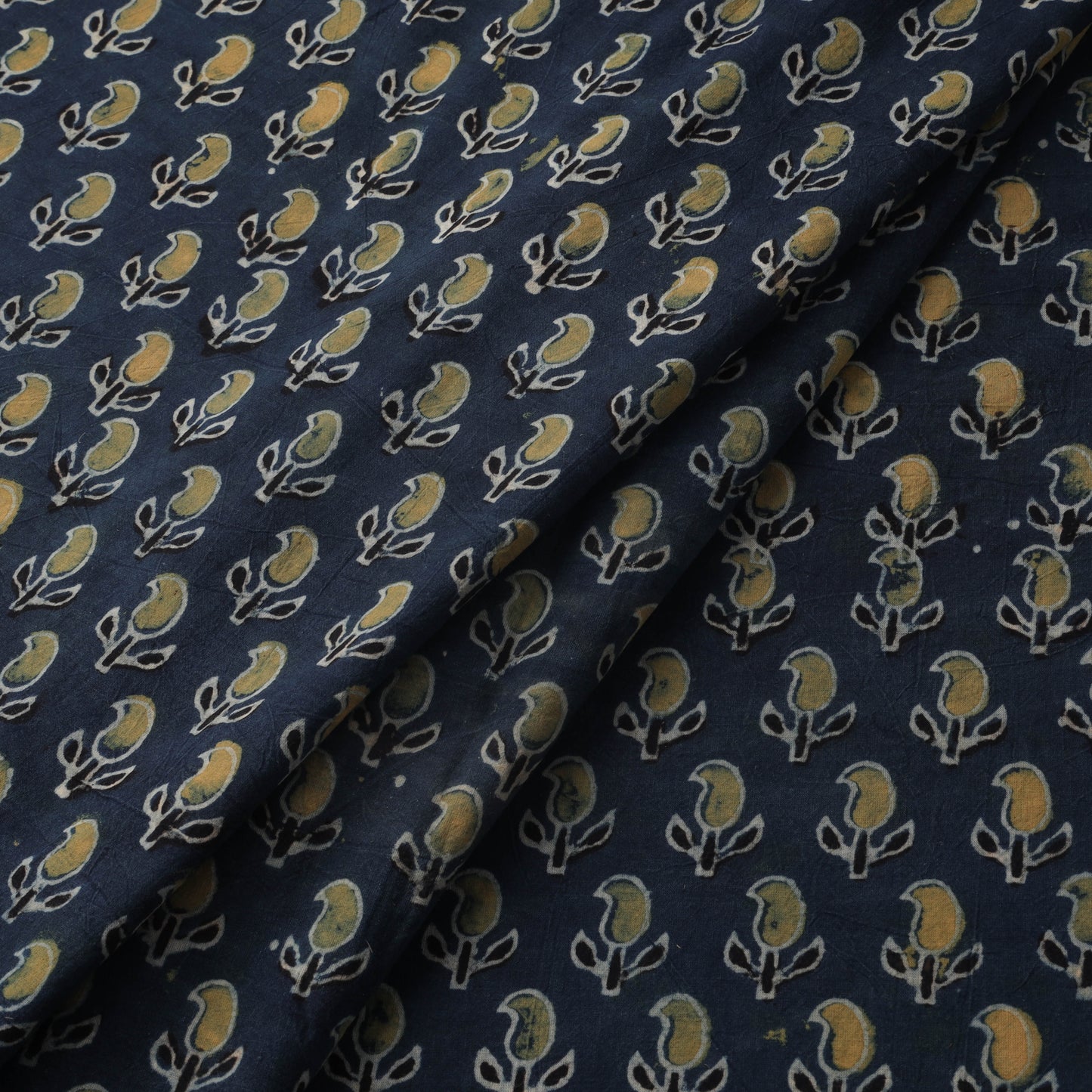 Natural dyed hand cotton fabric 14 - handcrafted