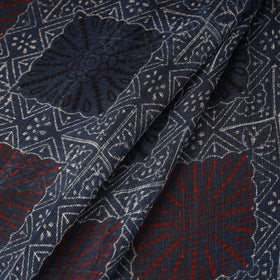 Natural dyed hand kota doria cotton fabric 06 - handcrafted