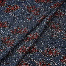 Natural dyed hand kota doria cotton fabric 17 - handcrafted