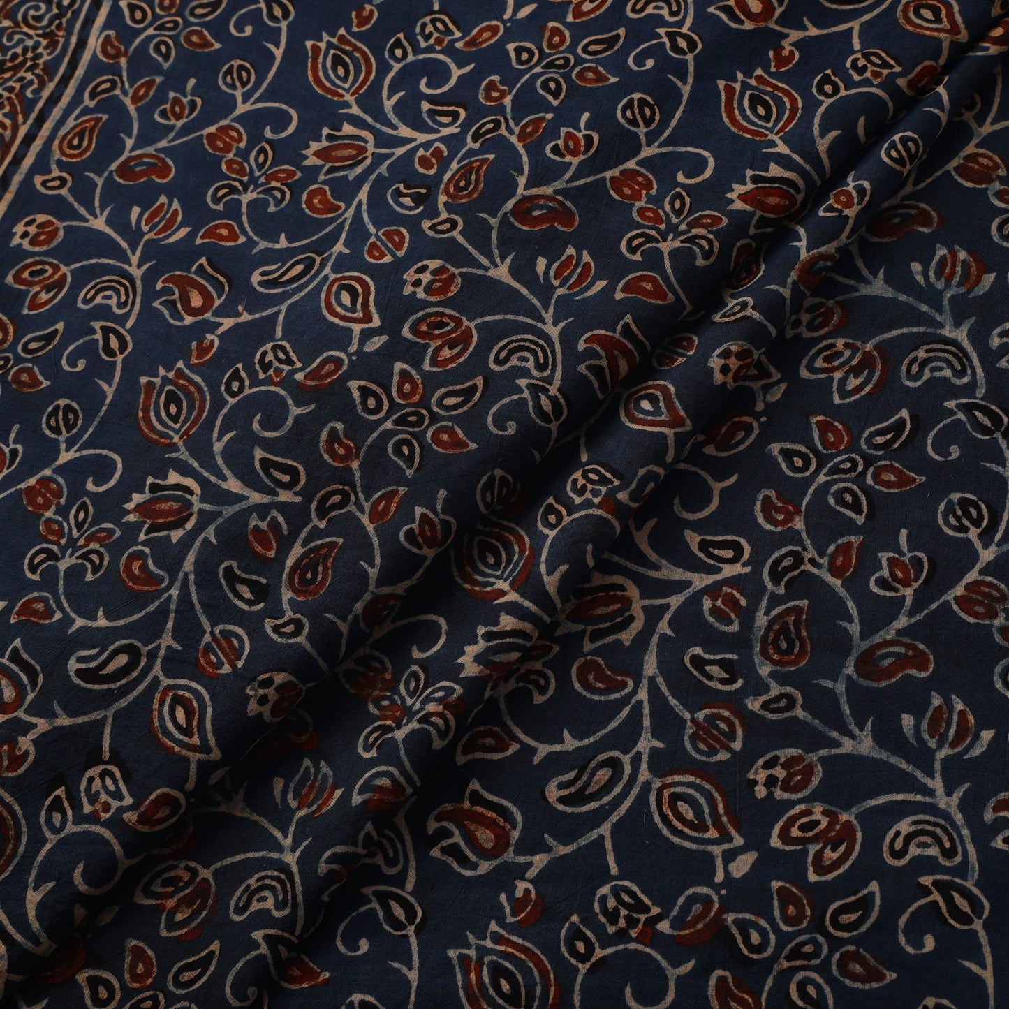 Natural dyed hand cotton fabric 13 - handcrafted