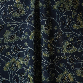 Blue - natural dyed hand cotton fabric 14 - handcrafted