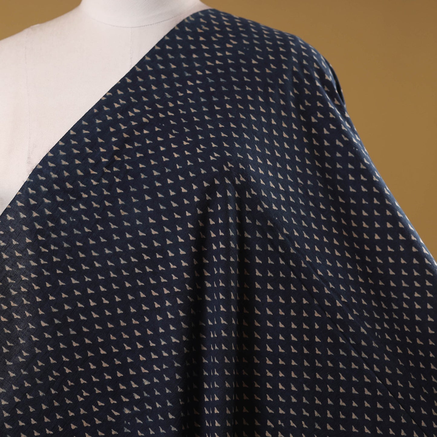 Natural dyed hand cotton fabric 17 - handcrafted