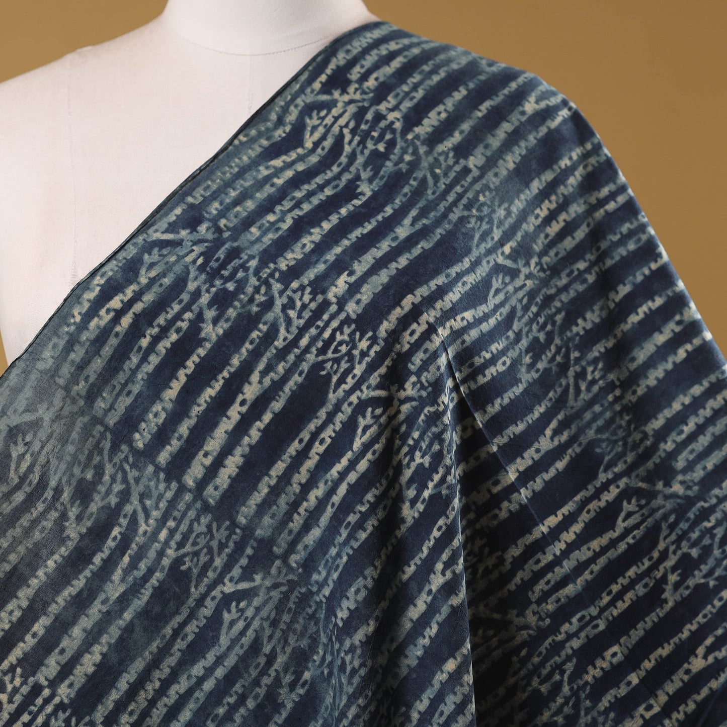 Natural dyed hand cotton fabric 21 - handcrafted