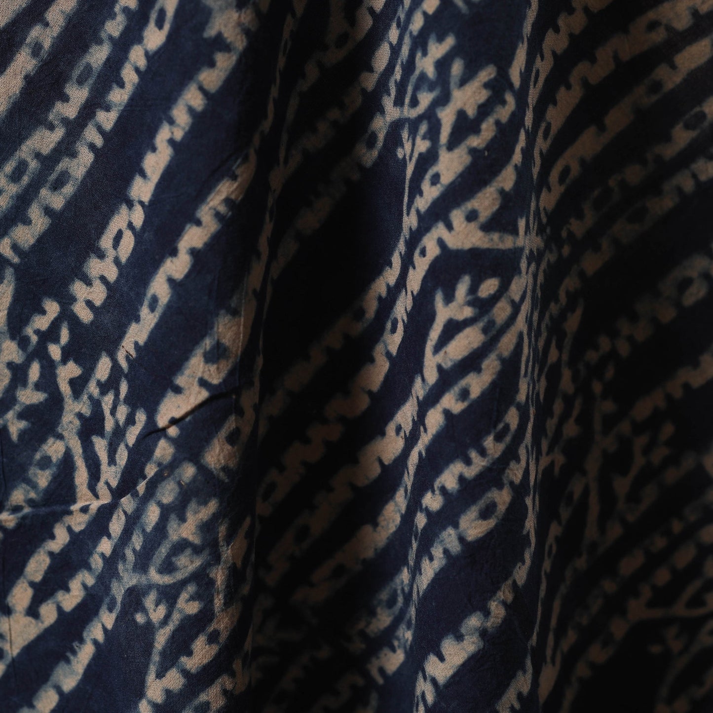 Natural dyed hand cotton fabric 26 - handcrafted