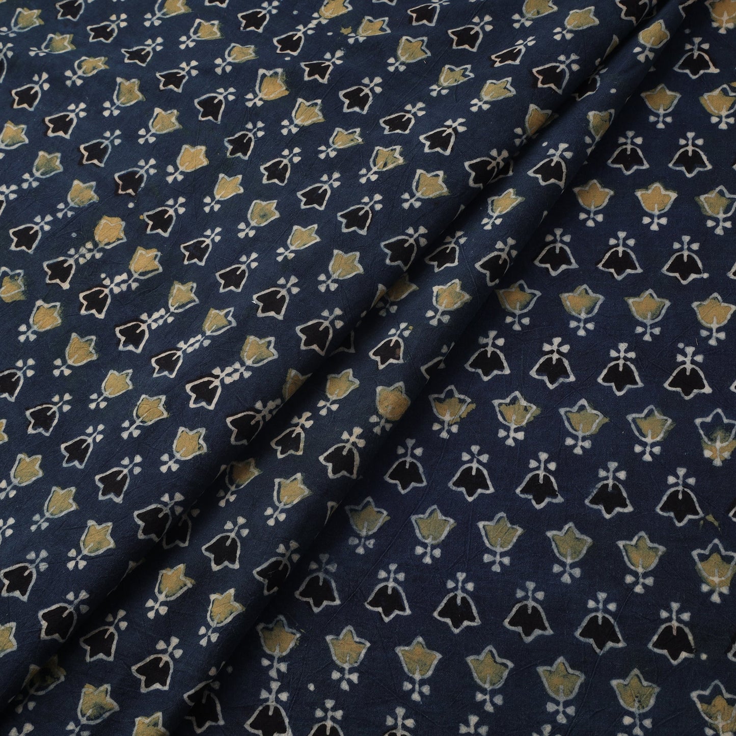 Natural dyed hand cotton fabric 28 - handcrafted