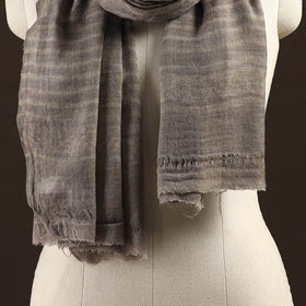 Natural dyed hand printed pure wool akola stole 01