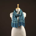 Natural dyed hand printed pure wool akola stole 09