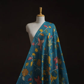 Natural dyed handloom chanderi silk handpainted