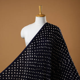 Blue - natural dyed kutch tie-dye modal silk bandhani