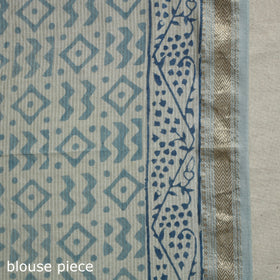 Natural Dyed Maheshwari Silk Bagh Print Saree