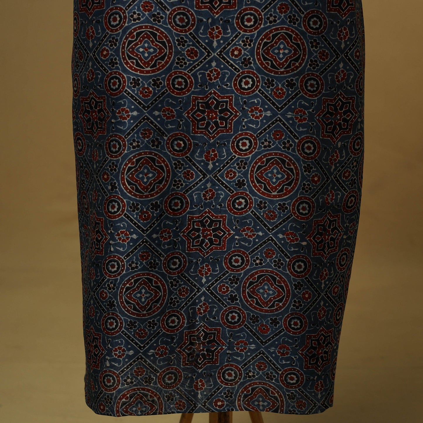 Natural dyed maheshwari silk 2pc unstitched dress material