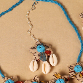 Handmade Fabart Floral Jewellery Set